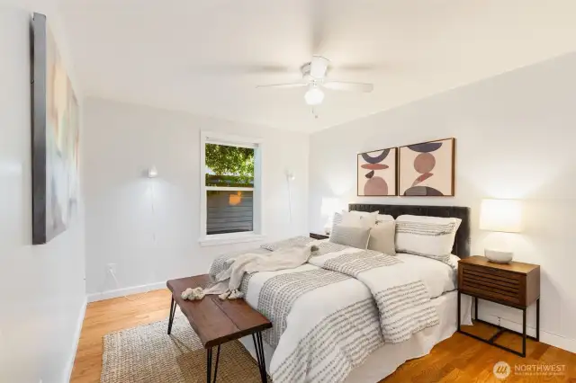 2 beds up and 1 on the lower level! Smart  Layout Alert: Bedrooms are nicely secluded  from the living spaces.