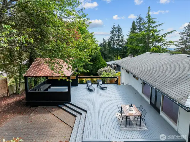 Back Deck and Gazebo