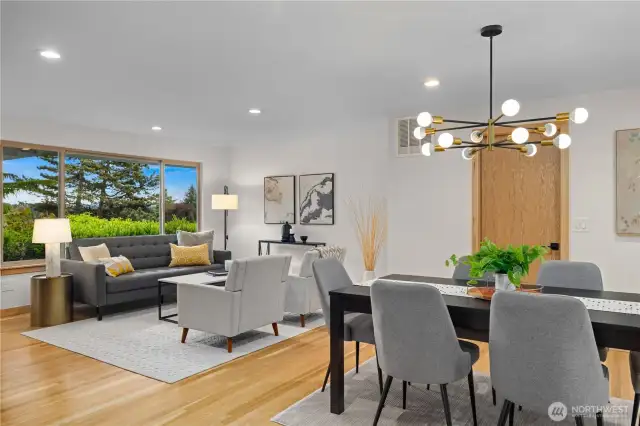 Family Rm and Dining Rm