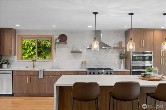 Kitchen and Island