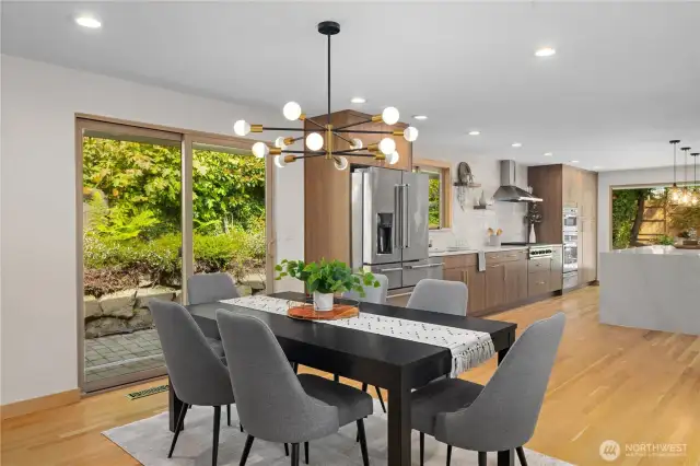Dining Rm into Kitchen