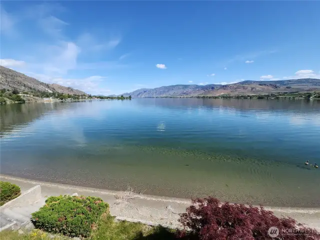 Panoramic Lake View over the Beach