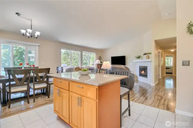 Great room open concept