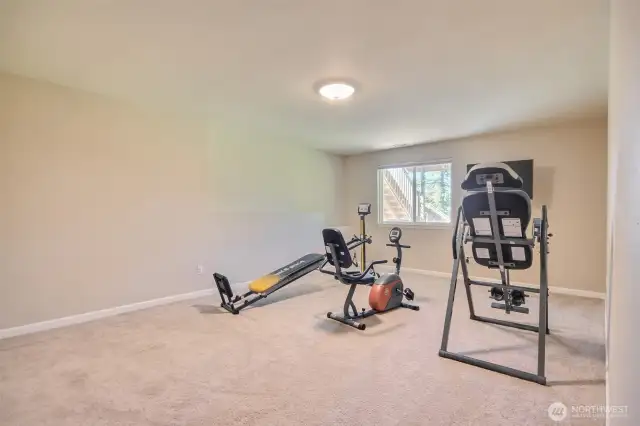 large bedroom on lower floor