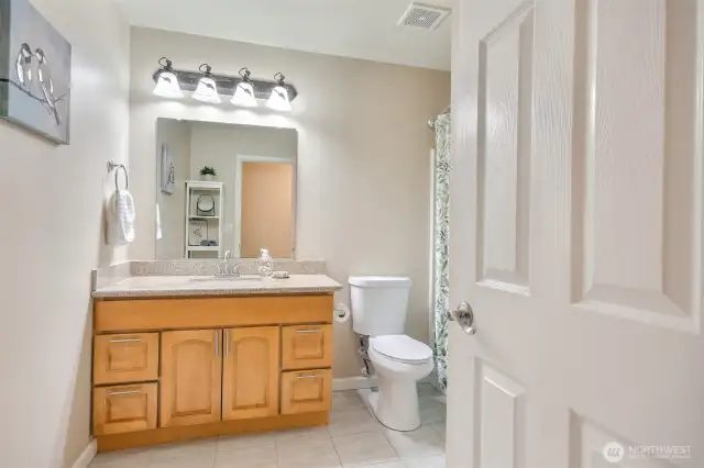 Full bath on main floor