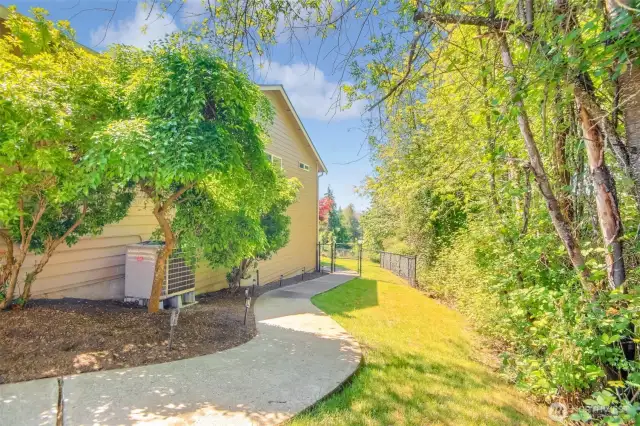 Walkway to back entrance