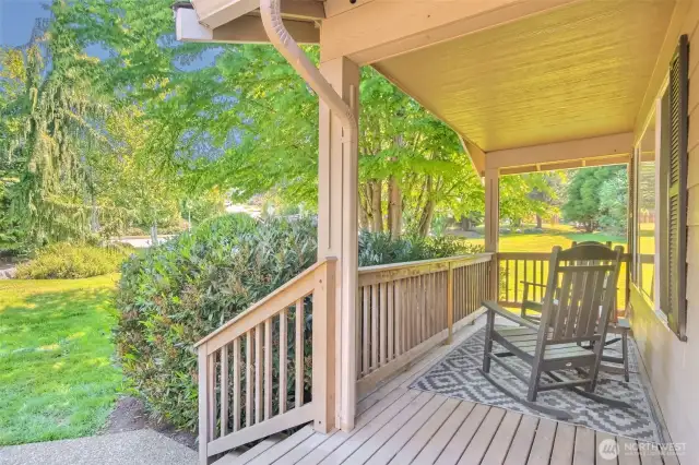 More of front deck