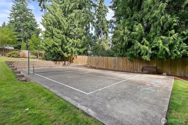 This sports court (with power) is guaranteed to provide hours of endless fun for all...
