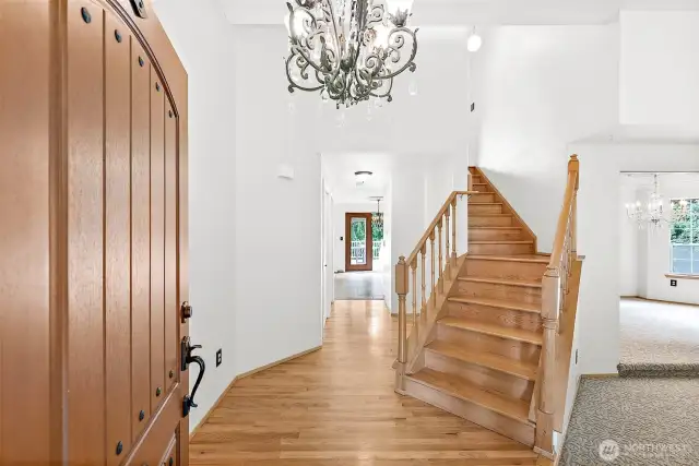 Attention to detail greets you the moment you open the custom front door. The home has been meticulously cared for!