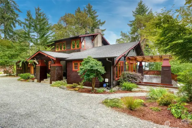 Beautiful from every angle. Thoughtful craftsman details inside and out.