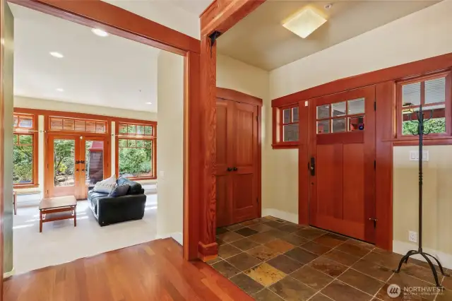 Generous entry is a great example of the wide-open spaces.