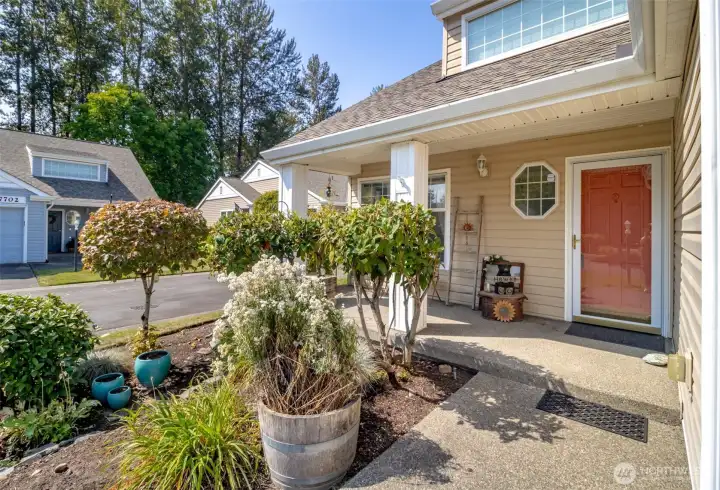Welcoming porch
