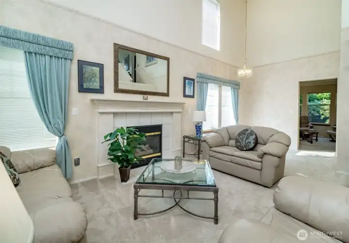 Living with a fireplace