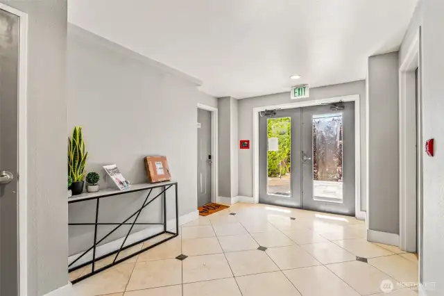 Secure entrance