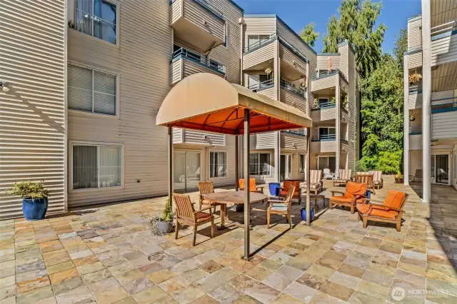 Community patio area