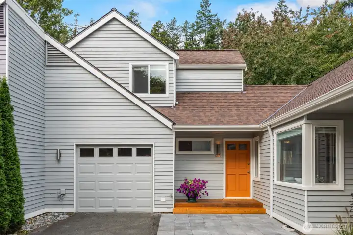 Built by Fairbank Construction, this home has two private bedroom spaces, one on each level.