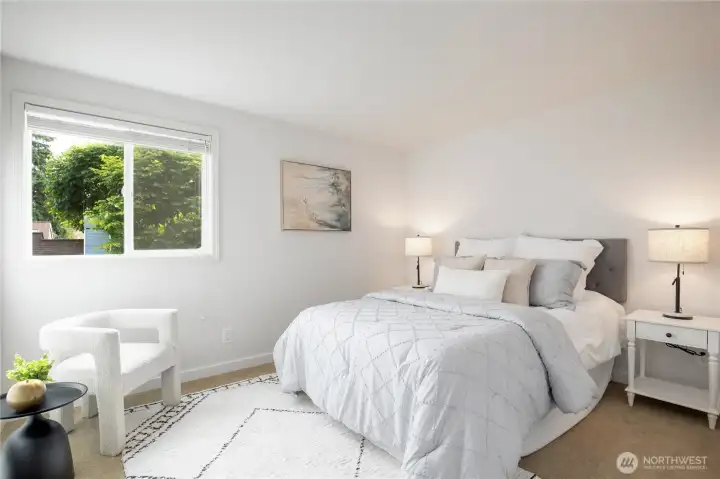 The second bedroom upstairs.