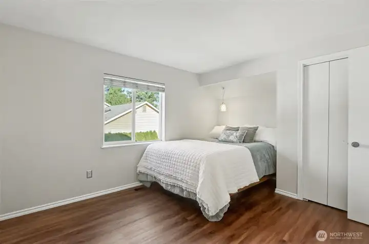 One of four bedrooms.