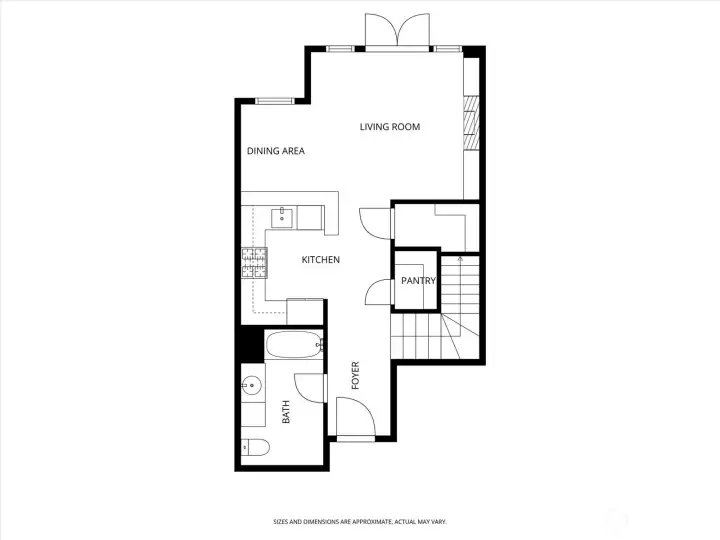 Main floor floor plan.