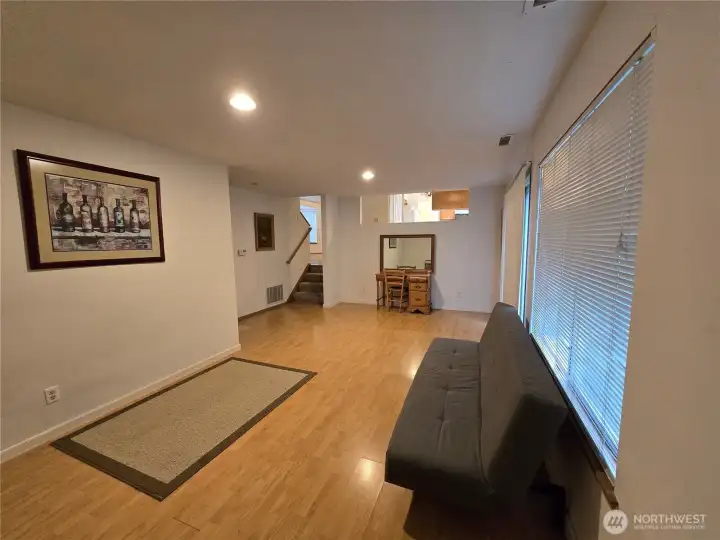 Lower level Family room.