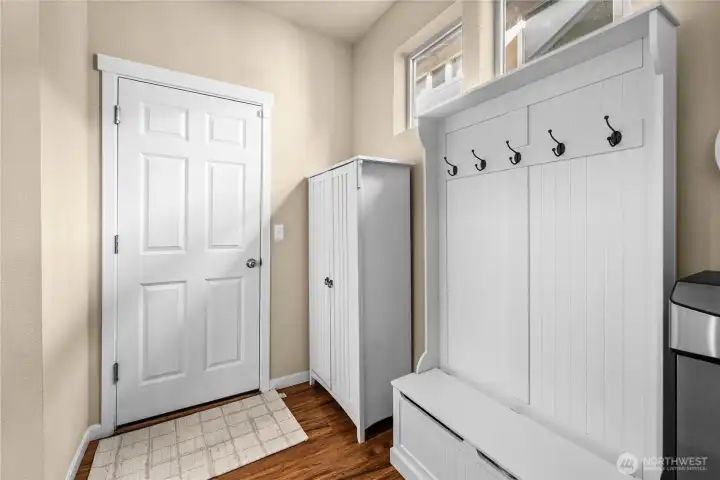 Entrance to/from garage