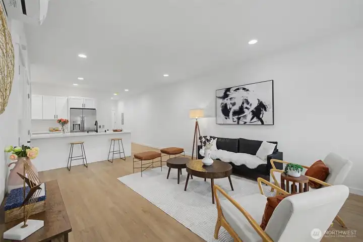 Interior photos of model unit.