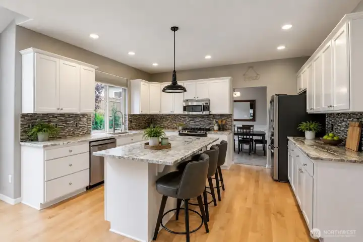Chef Sized Kitchen with a little added greenery "Virtual" Chef Sized Kitchen with a little added greenery "Virtual"