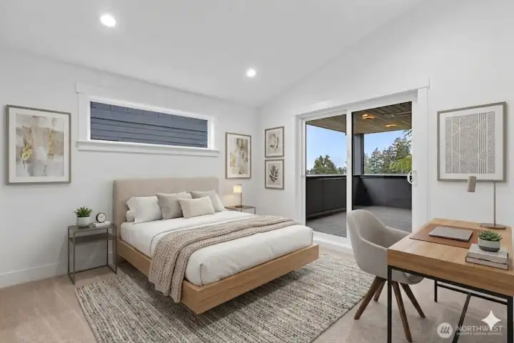 Top floor 5th bedroom or office (virtually staged) Top floor 5th bedroom or office (virtually staged)