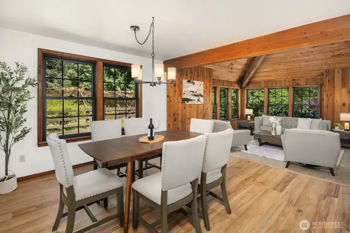 Dining Room and Living Room