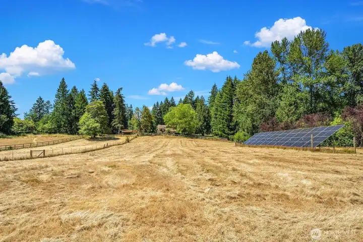Pasture with Solar Panels!