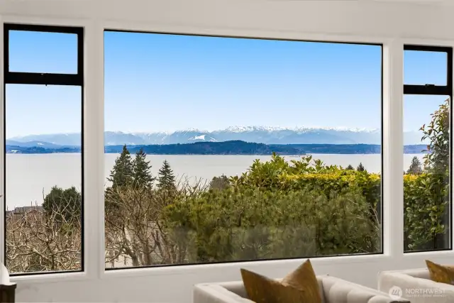 Start & End Your Day Watching the Sun Rise & Set Over the Puget Sound & Olympic Mountains