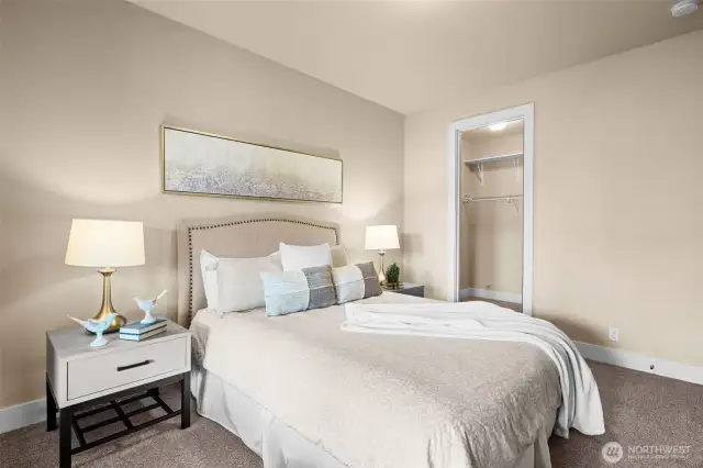 Bedroom #3 has a walk-in closet.