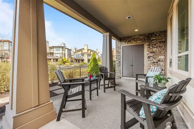 Storage Closets on the patio level as well.