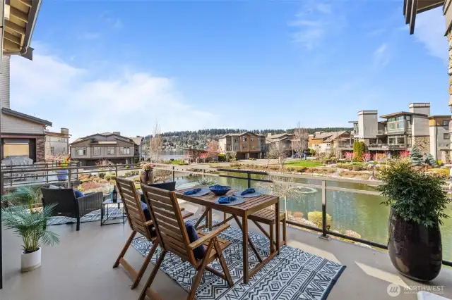 Enjoy the views from this expanded outdoor living space!