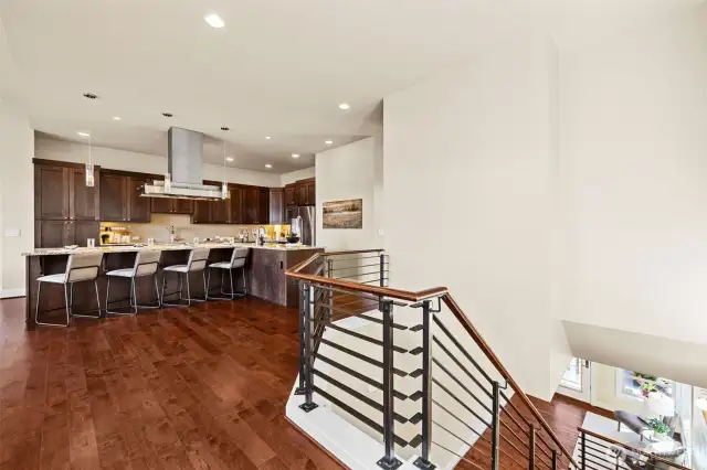 From the Stairway you come up to this beautiful Grand Living Space!