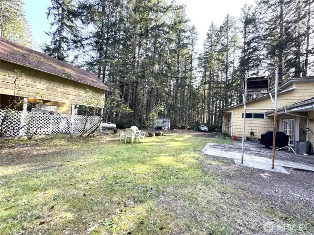 View of the main home and DADU