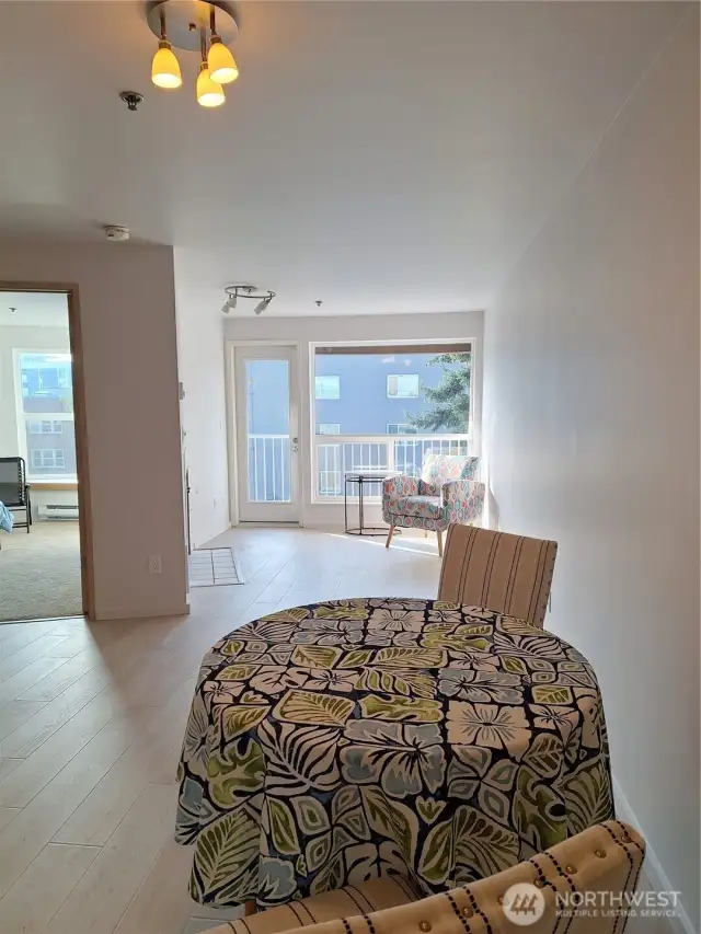 Dining Area with Bar to Kitchen.