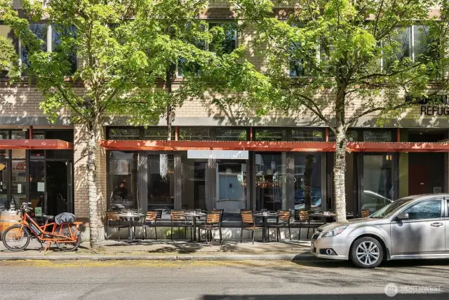 Across the street, make a reservation at Vendemmia, scrumptious Northern Italian food that you just have to try to believe---Seattle has one of the best examples of Dolce Vita style, right in the neighborhood!