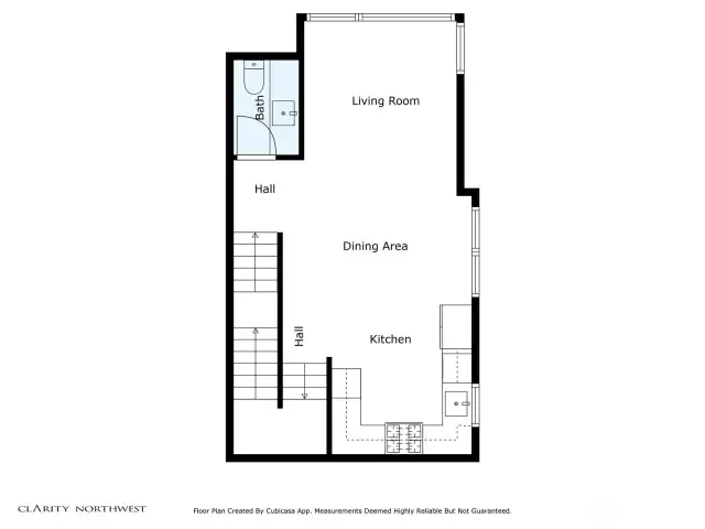 This is the Second-floor plan, the main living spaces.