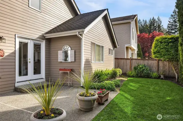 Extended Patio in Backyard