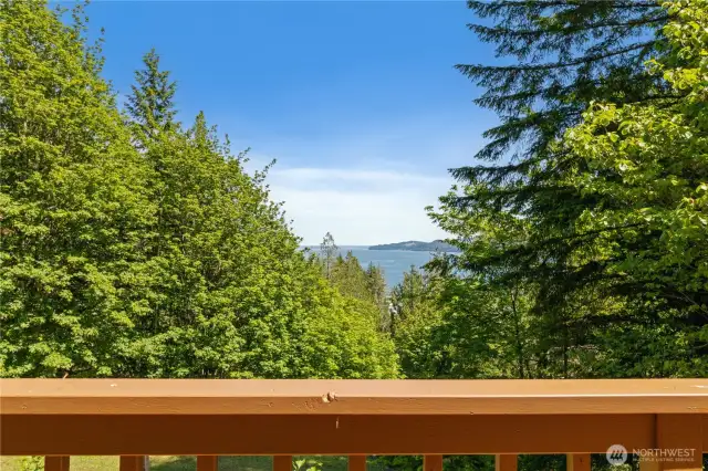Relax on the deck while enjoying tranquil views of the Hood Canal and surrounding nature.