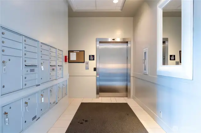 Mail room & Elevator