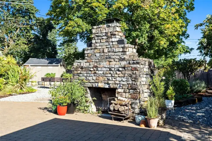 Outdoor Fireplace