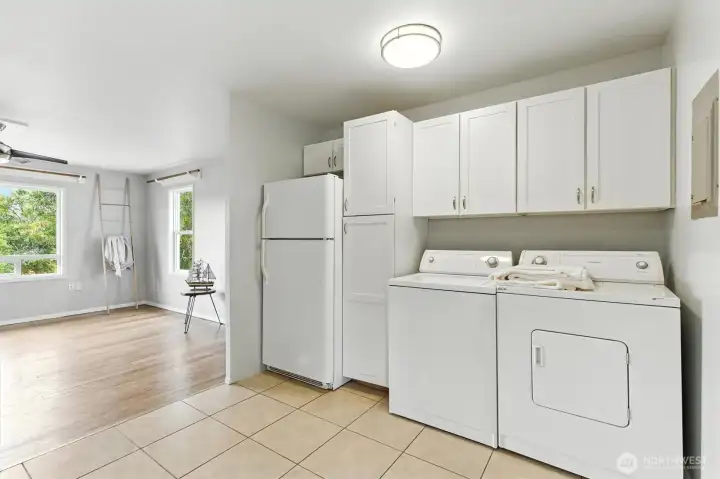 Unit A Kitchen and W/D