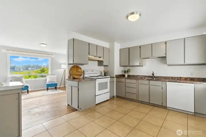 Unit B Kitchen
