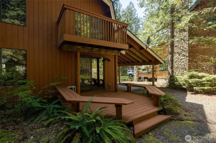 This well maintained one owner home has fantastic outdoor space on the front and back of the home