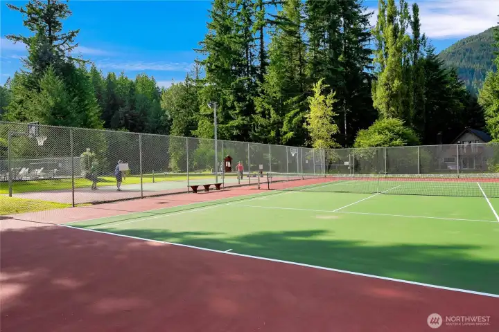 Tennis courts
