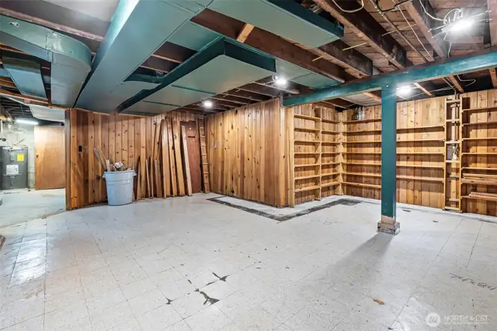 Basement template is ready to be specialized to meet your needs.