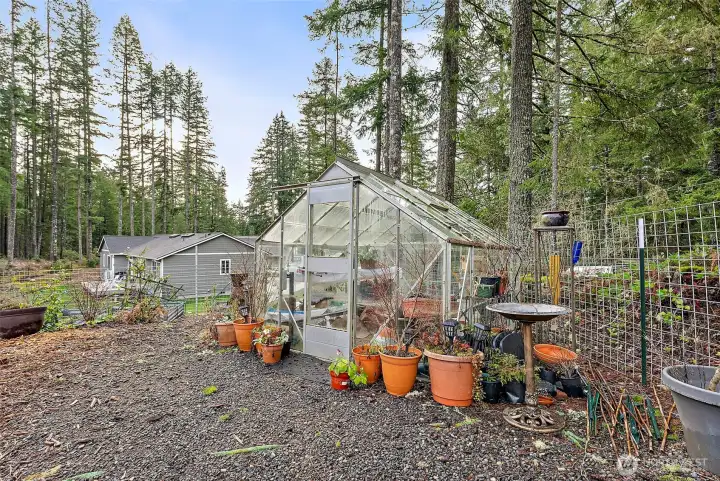 Greenhouse provides a dedicated space to start garden projects and watch them flourish each spring.