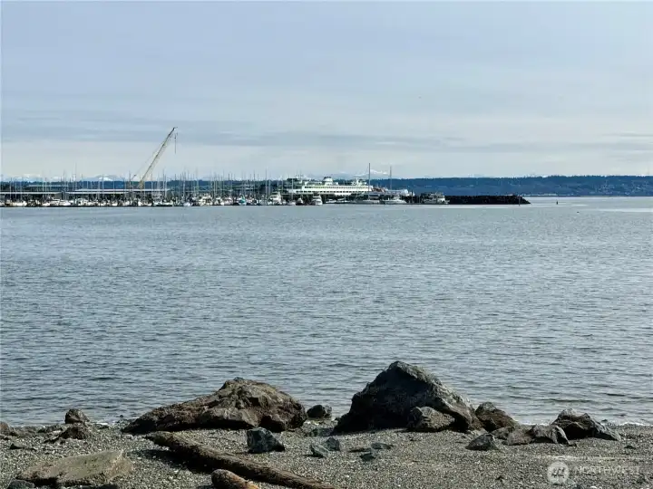 Kingston ferry terminal from Arness Park